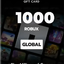 Roblox Digital Card - 1000 Robux Global