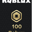 Roblox Gift Card 100 Robux GLOBAL