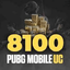 PUBG MOBILE 8100 UC INSTANT