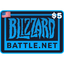 Blizzard Gift Card USD $5 Battlenet