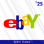 eBay.com Gift Card - $25 USD