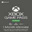 Xbox Game Pass Ultimate 1 Month Non-Stackable