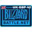 Blizzard Gift Card UK GBP £40 Battlenet