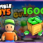 STUMBLE GUYS 1600 GEMS DELIVERY WITH NICK