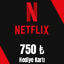 Netflix Gift Card 750 TL Turkey
