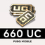PUBG Mobile 660 UC Code