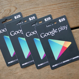 Google Play 25$ Stockable