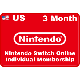 Nintendo Switch Online 3 Months US Individua
