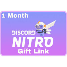 Discord Nitro 1 month gift link | GLOBAL