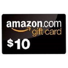 $10.00 Amazon gift card