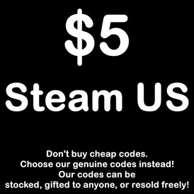 $5 Steam Wallet Gift Card US / USA Region