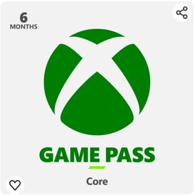Xbox Game Pass Core 6 months - INDIA