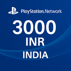 Playstation Network PSN 3000 INR (INDIA)