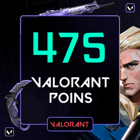 Valorant / Riot - 5$ / 475 VP (Stockable)