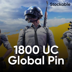 Pubg Mobile 1800 UC Global PIN (stockable)