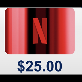 25USD Netflix Gift Card