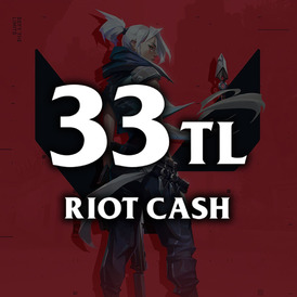 Valorant Riot Cash 33 TL 1 year storable