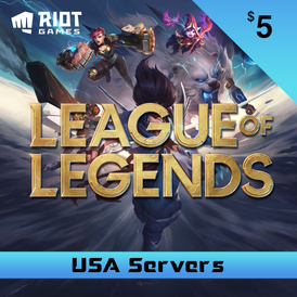 League of Legends (US) - $5 USD