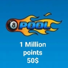 8 Ball Pool 1M Coins (LOGIN INFO REQUIRE)