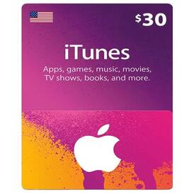 iTunes gift card 30 $