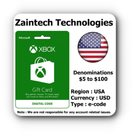 $10 Xbox Live Gift Card - US Region