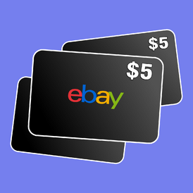 EBAY GIFT CARD $5 (USA)