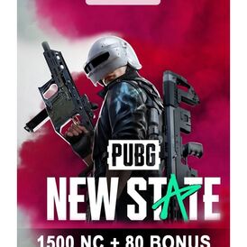 PUBG New State 1500 NC + 80 Bonus