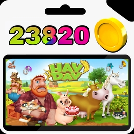 HAY DAY 23820 Coins (LOGIN INFO REQUIRE)