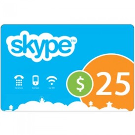 Skype credit 25$
