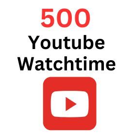 500 Hours Youtube Watchtime for Monetization