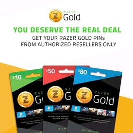 Razer gold 55$ (global)