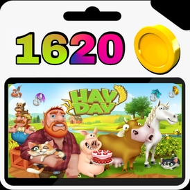 HAY DAY 1620 Coins (LOGIN INFO REQUIRE)