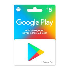 Google Play Gift Card UK 5 GBP
