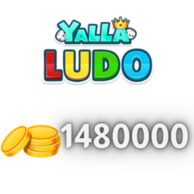 YALLA LUDO 1480000 Gold (10$) PIN GLOBAL