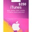 Itunes Gift Card 250 USD (USA Version)