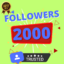 🌍Premium 2000 INSTAGRAM Followers/Fans❤️lowe