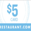 Restaurant.com gift cards $5 USD