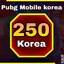 Pubg Korea 250 UC Need (Facebook OR Twitter