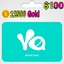 Yalla Live Gift Card  12500 Gold 100$