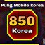 Pubg Korea 850 UC Need Facebook OR Twitter