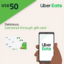 Uber Eats (US) - USD 50$