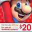Nintendo eShop Card 20 USD Key UNITED STATES