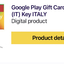 Google play gift card Italy 50€