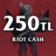 Riot Cash 250 TRY (TL) - Valorant - 1200 VP