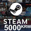 Steam 5000 KRW - Steam 5000₩ (Stockable - KR)