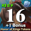 Honor of Kings 16 Tokens top up via UID