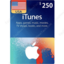 iTunes Gift Card 250$ (USA)