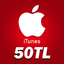 ITunes Card 50 TRY (Turkey) TL