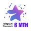 Telegram Premium 6-Month Plan (Via Username)