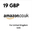 19 GBP Aamazon UK Storable Card